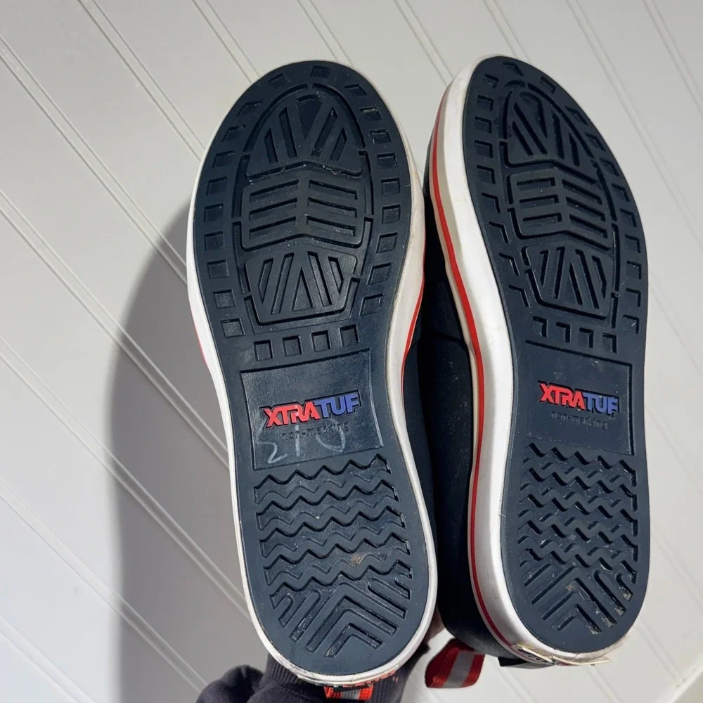Xtratuf  Men's Waterproof Deck Shoes Size 8‎ Navy Blue Rainboots Low Top
